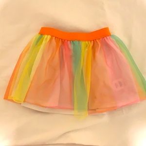 Toddler girl rainbow tutu skirt size 4T